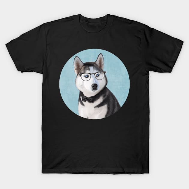 Mr Husky Dog T-Shirt by HillySeonard